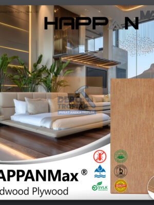HAPPANMax® – Hardwood Plywood | Alternatif Triplek Full Meranti, Kuat & Daya Tahan Tinggi