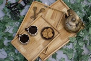 Nampan Papan FJLB Rubberwood